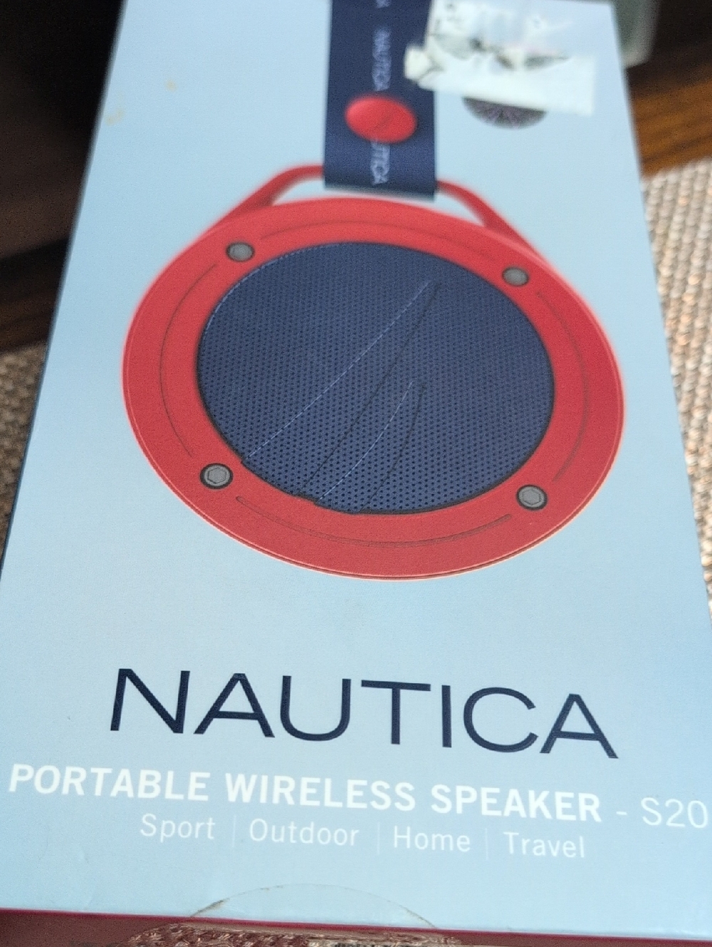 Bicycle And A Scooter Speaker Red and Blue Portable Wireless Speaker Nautica